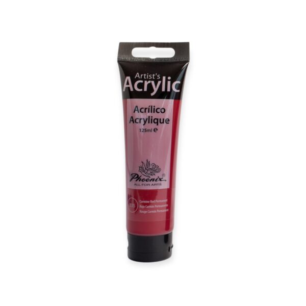 Phoenix Akryl 125ml - 335 Carmine Red Permanent
