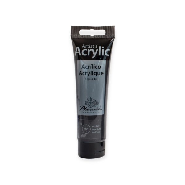 Phoenix Akryl 125ml - 791 Ivory Black