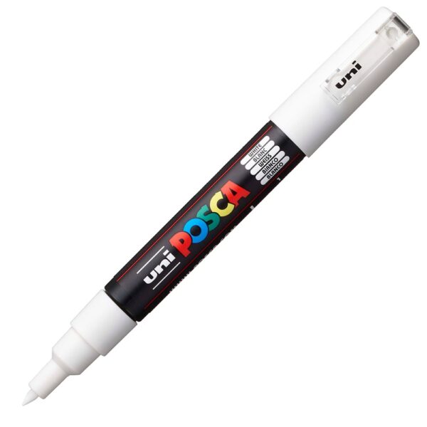 Uni POSCA PC-1M – Extra-Fine 0,7-1mm – 1 White