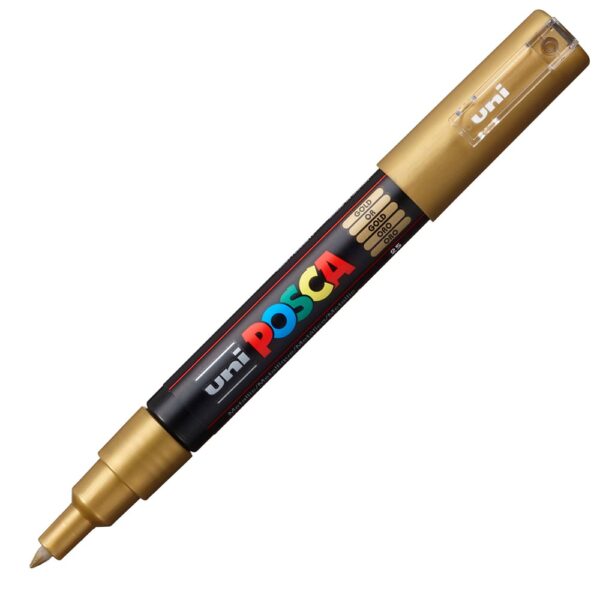 Uni POSCA PC-1M – Extra-Fine 0,7-1mm – 25 Gold