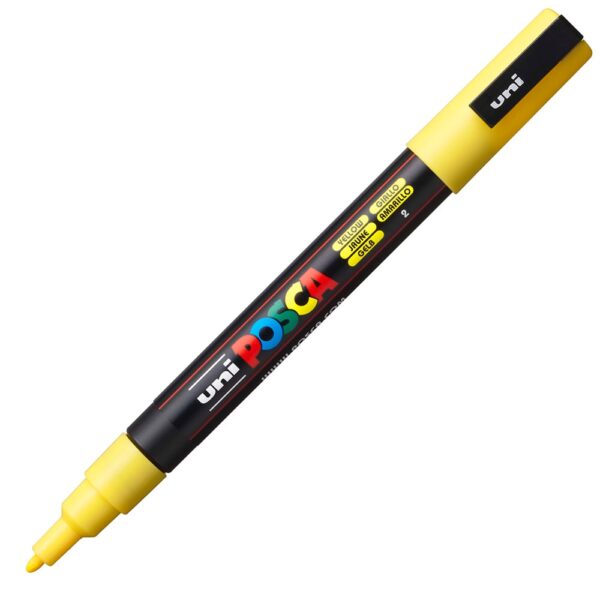 Uni POSCA PC-3M – Fine 0,9-1,3mm – 2 Yellow