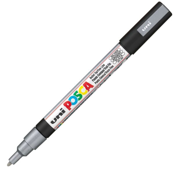 Uni POSCA PC-3M – Fine 0,9-1,3mm – 26 Silver