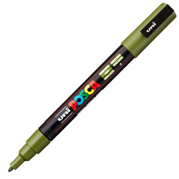 Uni POSCA PC-3M – Fine 0,9-1,3mm – 7 Khaki Green