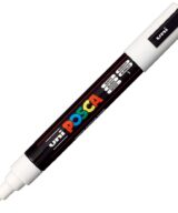 Uni POSCA PC-5M – Medium 1,8-2,5mm – 1 White