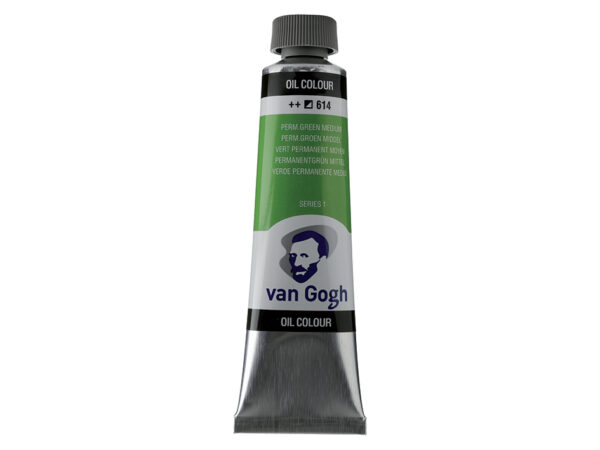 Van Gogh Olje 40ml – 614 Permanent green medium