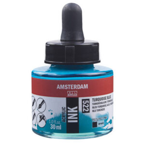 Amsterdam Ink 30ml – 522 Turquoise Blue